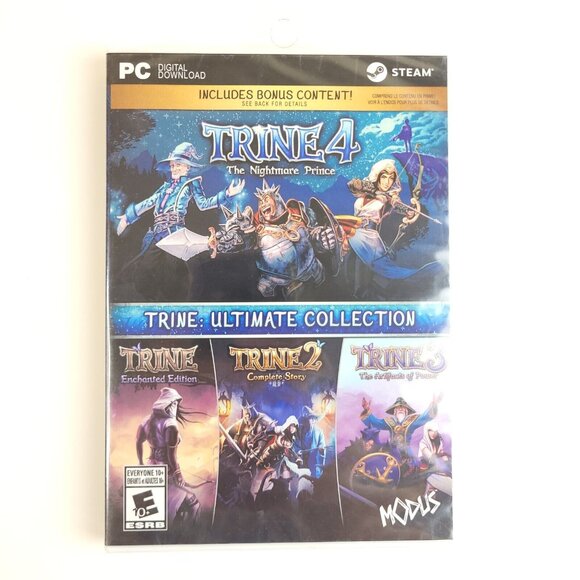 Trine Ultimate Collection 1,2,3,4 PC Steam Download with Box New and Sealed - Picture 2 of 5